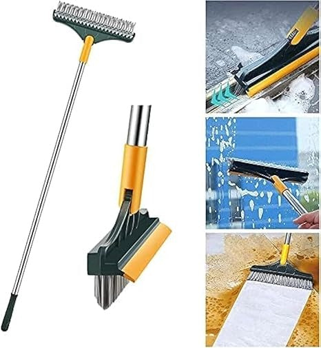 2 In 1 Floor Cleaning Brush Bathroom Tile Windows Floor Cleaning Brush With 120° Rotatable Head