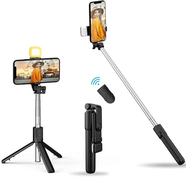R1s Bluetooth Selfie Stick Tripod – New Model
