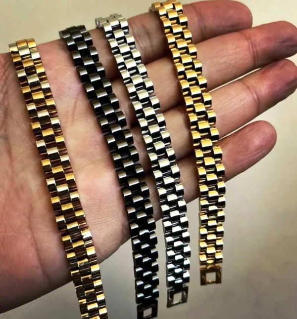 Stainless Steel Charming Hand Chain Bracelet | Beautiful Charming Hand Chain Bracelet For Boys And Menv
